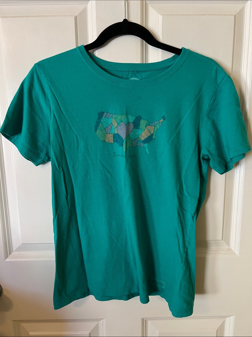 Life is Good “Friendship Quilt” Crusher Short Sleeve T-Shirt